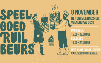 Recycle Sint – zaterdag 8 november in het Ontmoetingshuis